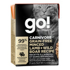 Go! Cat Carnivore Grain Free Minced Lamb & Boar 6.4oz. (Case of 24)