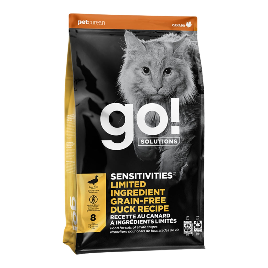 Go! Cat Sensitivities Limited Ingredient Grain Free Duck 8Lb