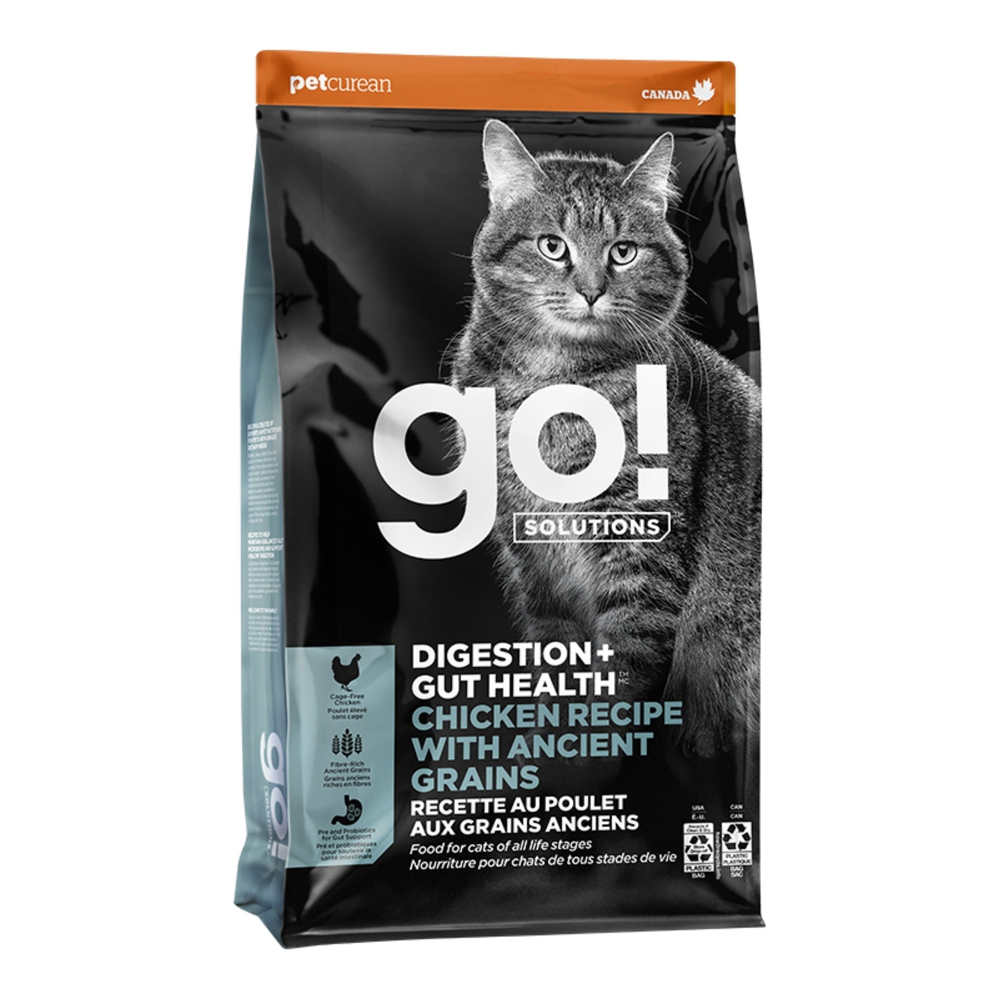 Go! Cat Digestion & Gut Health Chicken Ancient Grain 3Lb
