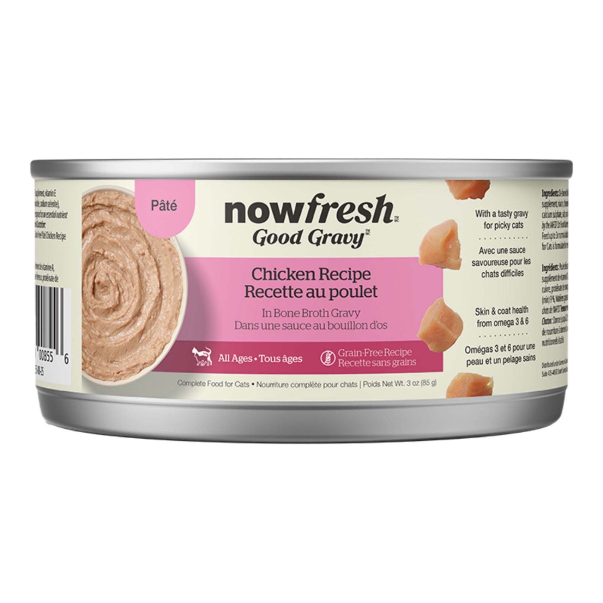 Now Fresh Cat Good Gravy Grain Free Pate Chicken Recipe 3oz. (Case of 12)