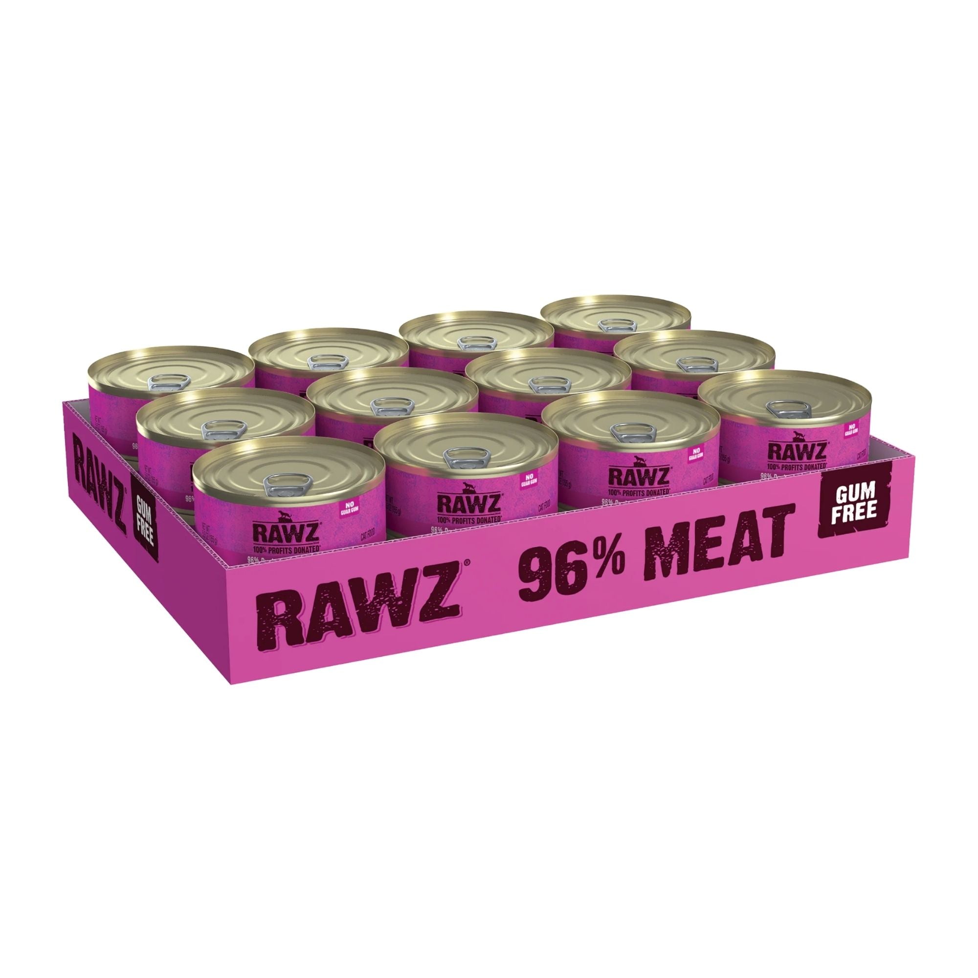 Rawz Cat 96% Duck Duck Liver Pate 5.5oz. (Case of 24)