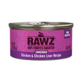 Rawz Cat Shredded Chicken Chicken Liver 3oz. (Case of 18)