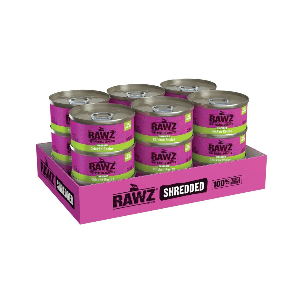 Rawz Cat Shredded Chicken 3oz. (Case of 18)