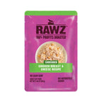 Rawz Shredded Cat Pouch Chicken Breast Cheese 2.4oz. (Case of 8)