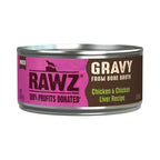Rawz Cat Gravy Chicken Chicken Liver 5.5oz. (Case of 24)