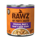 Rawz Stew Dog Chicken Beef Goat Milk 10oz. (Case of 12)