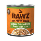 Rawz Stew Dog Chicken Chicken Liver Goat Milk 10oz. (Case of 12)