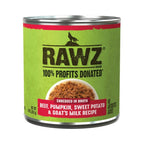 Rawz Shredded Dog Beef Pumpkin Sweet Potato Goat Milk 10oz. (Case of 12)