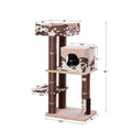 PetPals Cowboy Cat Tree Brown Cow Print 50 in, XL