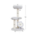 PetPals Rockview 2-Level Cat Tree Ivory 37 in