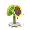 PetPals Double Sunflower Cat Scratcher Green & Yellow 25.5 in