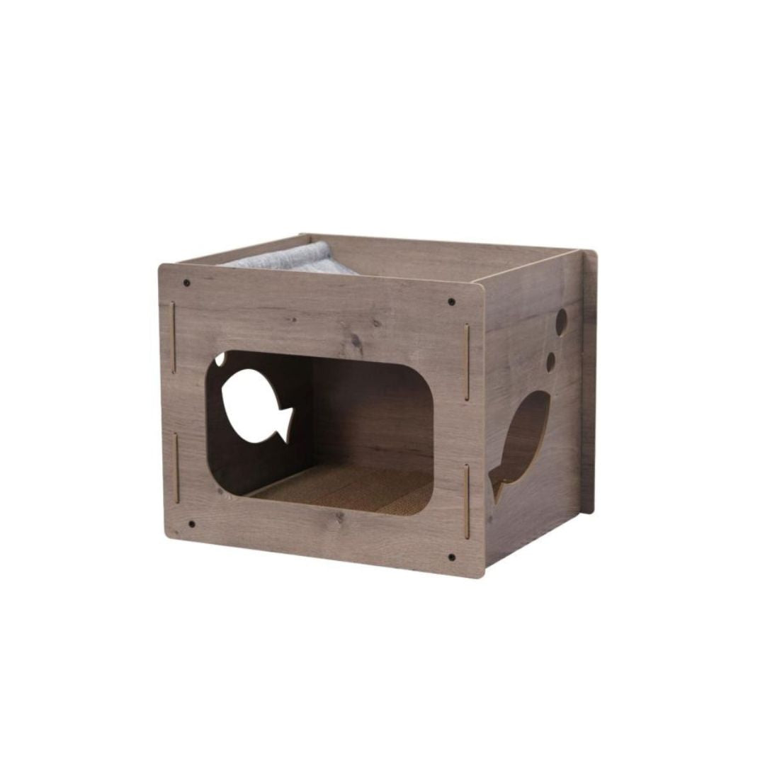 PetPals Jodie Condo Cat Scratcher Brown 14.5 in