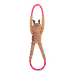Zippypaws Holiday Ropetugz Reindeer Brown Large