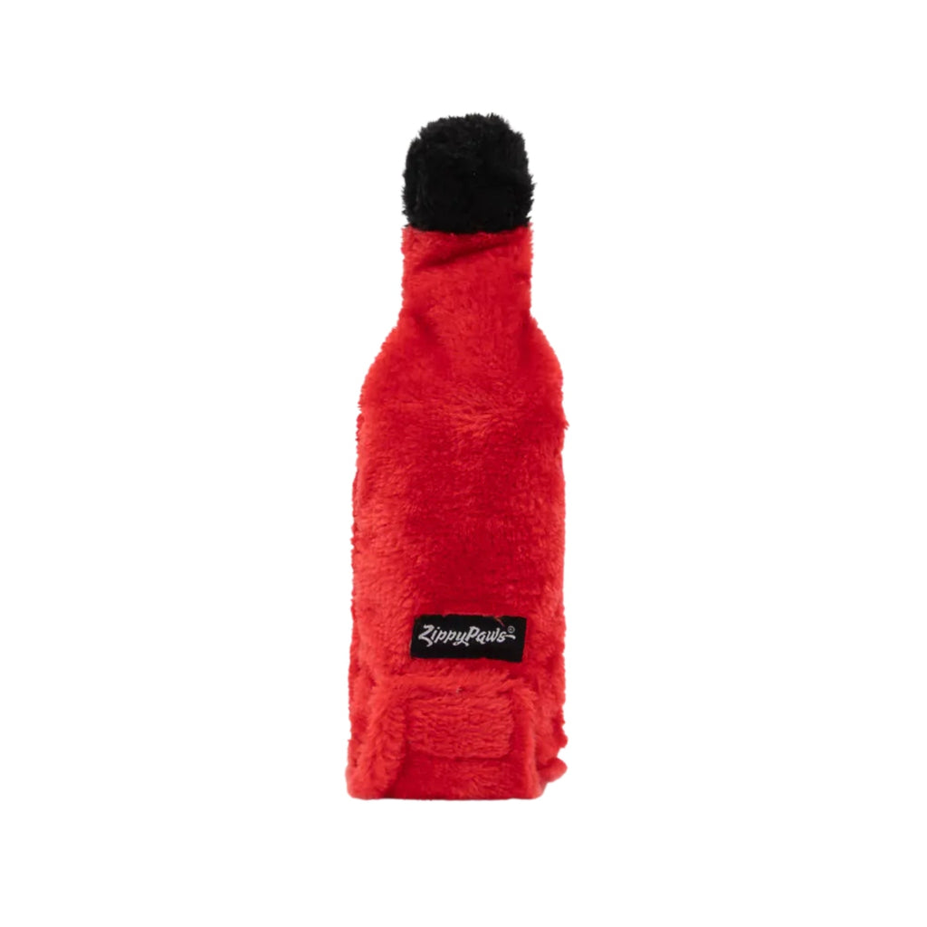 Zippypaws Holiday Crusherz Schnapps Red/Black Medium
