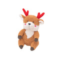 Zippypaws Holiday Cheeky Chumz Reindeer Brown/Red/White Medium
