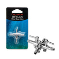 Aquatop BREZA Metal Gang Valve 3Way, Silver, 1ea