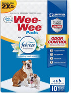 Four Paws WeeWee Odor Control Dog Training Pads with Febreze Freshness 1ea/22 in X 23 in 10 ct