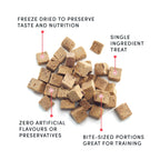 Crumps Dog 4.06oz. Mini Trainers Freeze-dried Pork Hearts