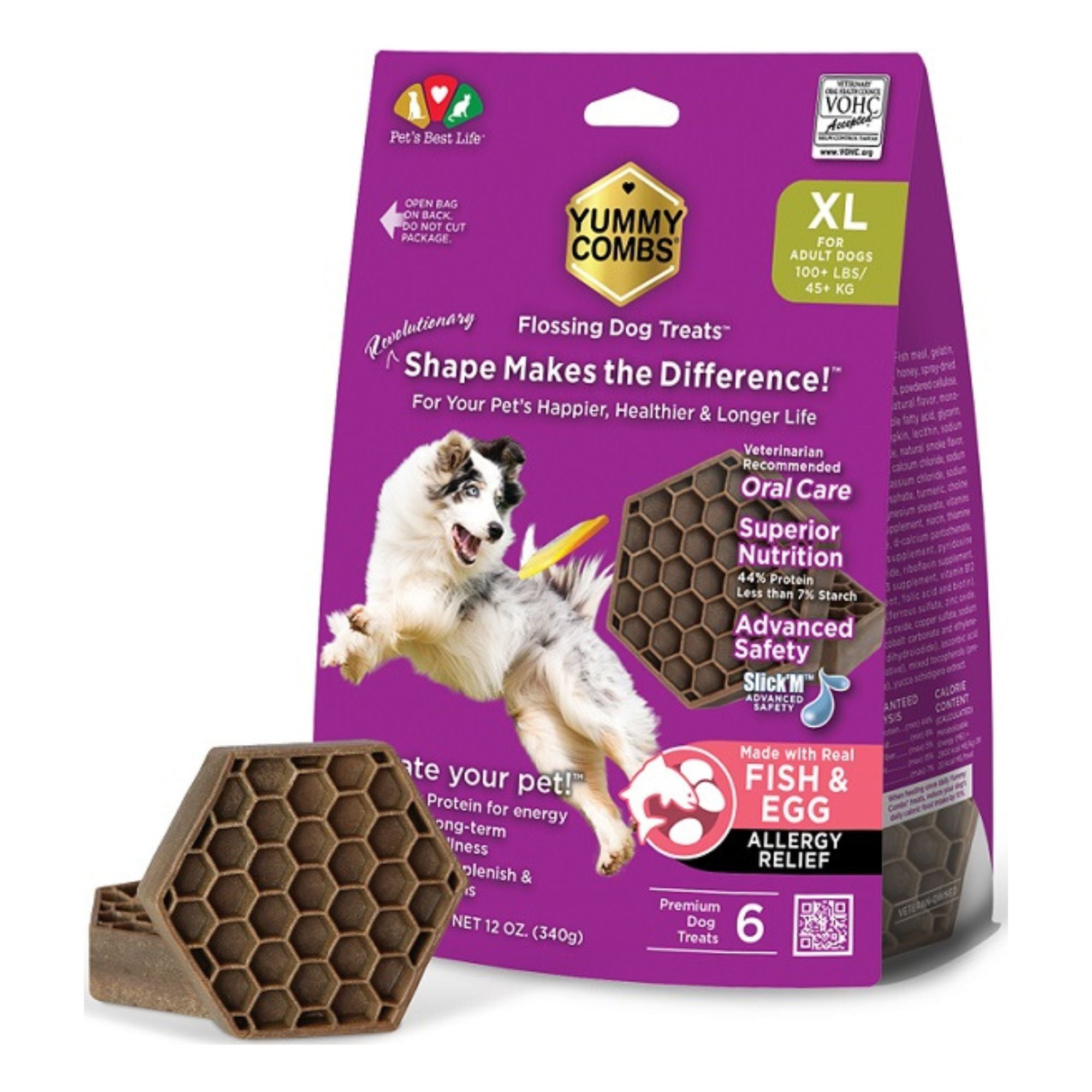 Yummy Combs Dog Dental 12oz. Fish Egg Extra Large