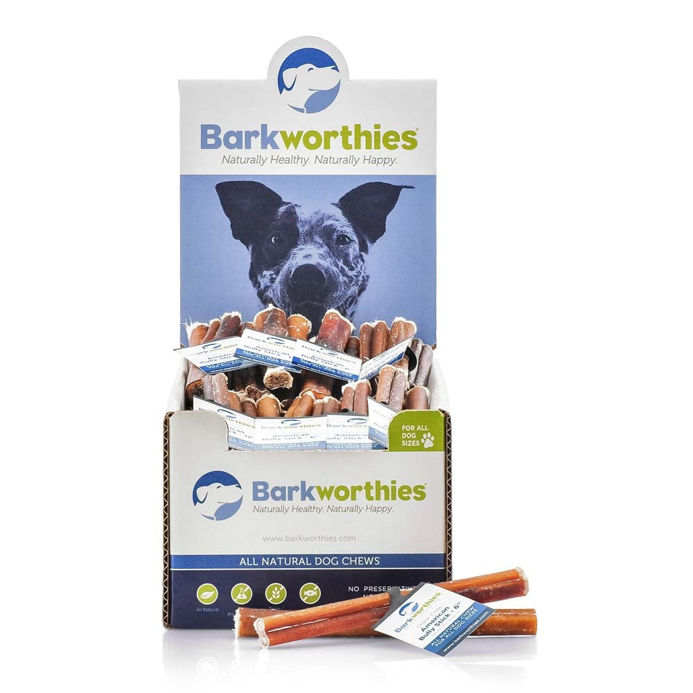 Barkworthies Bully Stick - Odor Free American Baked - 06