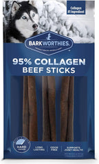 Barkworthies Collagen Stick Wrapped w/ Chicken Dog Treat 20ea/6 in