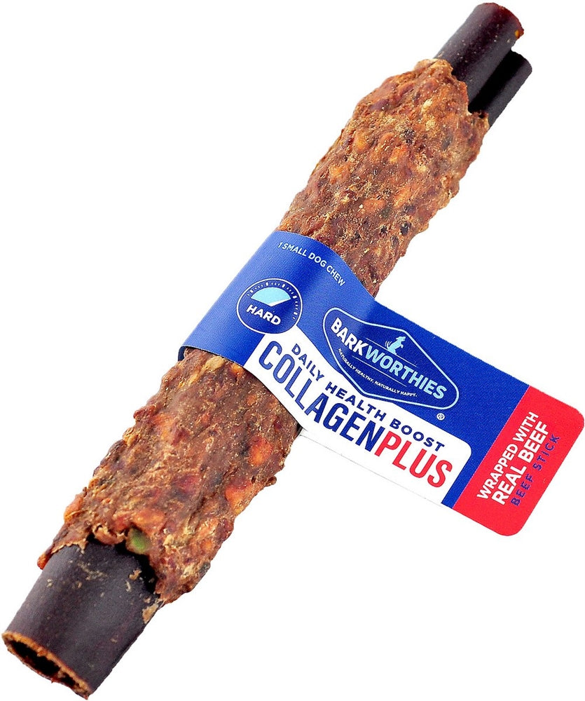 Barkworthies CollagenPlus Beef Stick Dog Treat 50ea/6 in, 50 ct