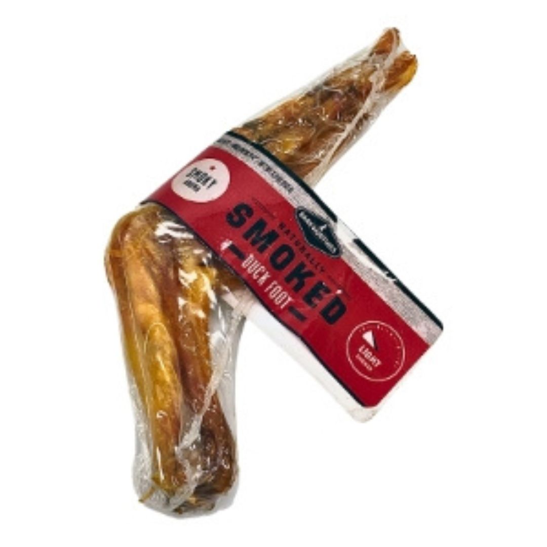 Barkworthies Smoked Duck Feet Dog Treat 50ea/One Size