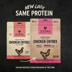 Vital Essentials Dog Freeze-Dried Nibs Chicken 14oz.
