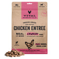 Vital Essentials Dog Freeze-Dried Raw Grain Free Chicken Entree Nibs 14oz.