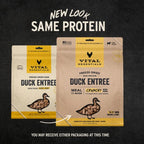 Vital Essentials Dog Freeze-Dried Mini Nibs Duck 25oz.