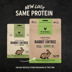 Vital Essentials Dog Freeze-Dried Raw Grain Free Rabbit Entree Mini Nibs 5.5oz.