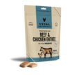Vital Essentials Cat Freeze Dried Mini Patties Beef Chicken 3.75oz.