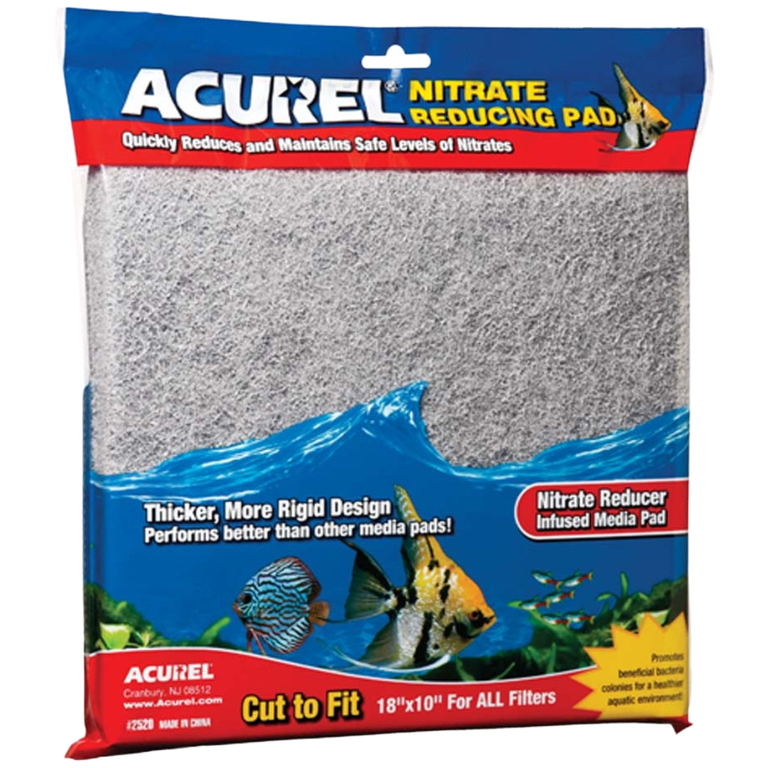 Acurel Cut to Fit Infused Media Pad Nitrate Reducing, Grey, 1ea/18 In X 10 in