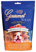 Loving Pets Gourmet Wraps Sweet Potato Wrapped with Chicken Dog Treat 8 oz
