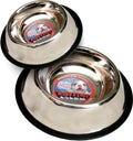 Loving Pets Traditional NoTip Stainless Steel Dog Bowl Silver, 1ea/64 oz