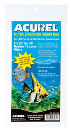 Acurel Filter Lifeguard Media Bag White, 1ea/4 In X 12 in