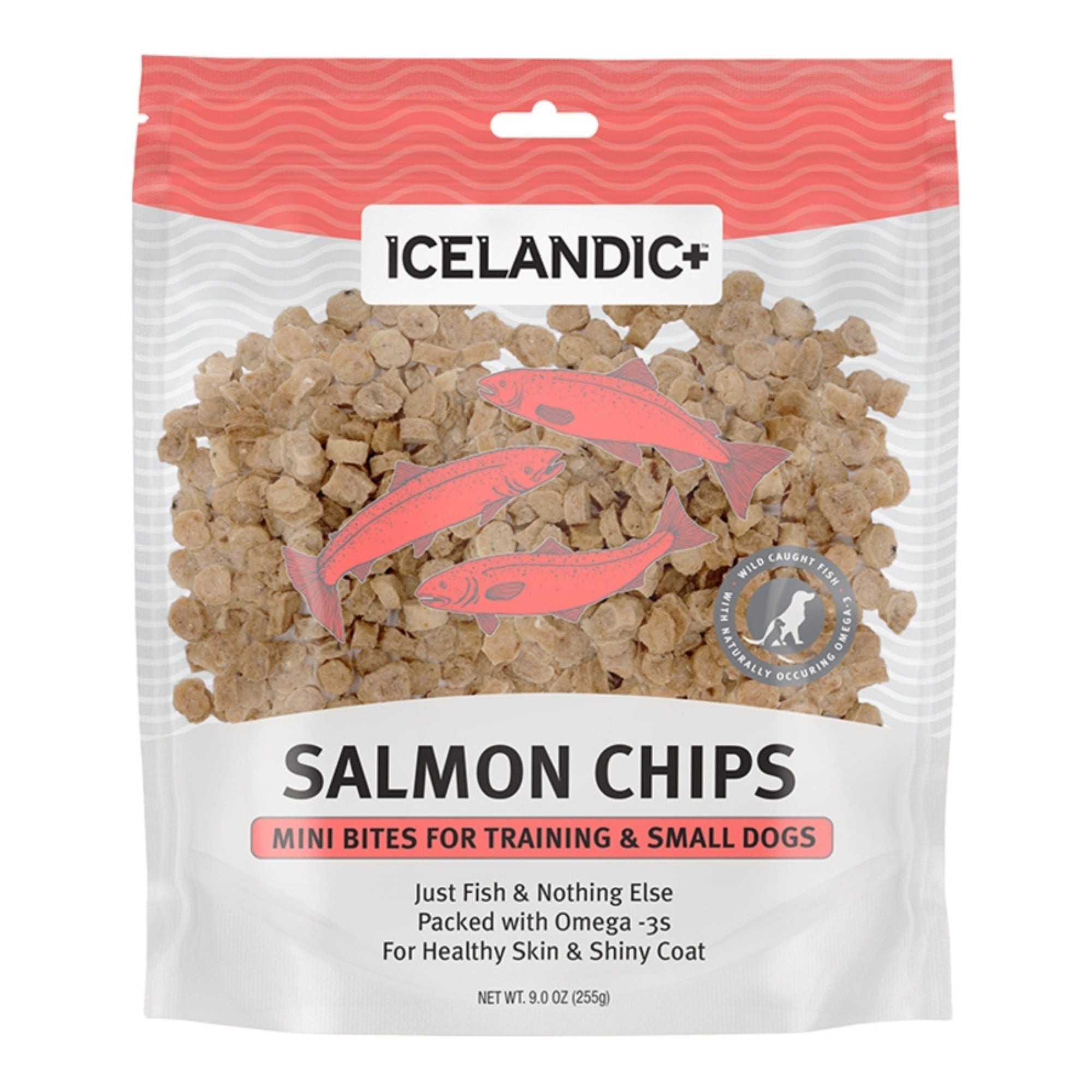 Icelandic Dog Mini Salmon Chips 9oz.