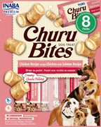 Inaba Dog Churu Bite Chken Salmon Wraps 6Ct-3.36Oz