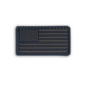 Boss Dog Tactical Collar Patch Black Stealth USA Flag, One Size (Case of 6) Default Title