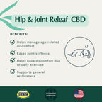 Pet Releaf Hip & Joint Edibites Cbd Dog 2.5oz. Peanut Butter Banana 3Mg Travel