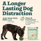 !!Woof Dog Beef Peanut Butter Pops Xlarge 12Oz