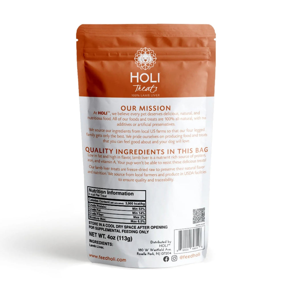 Holi Dog 2oz. Lamb Liver