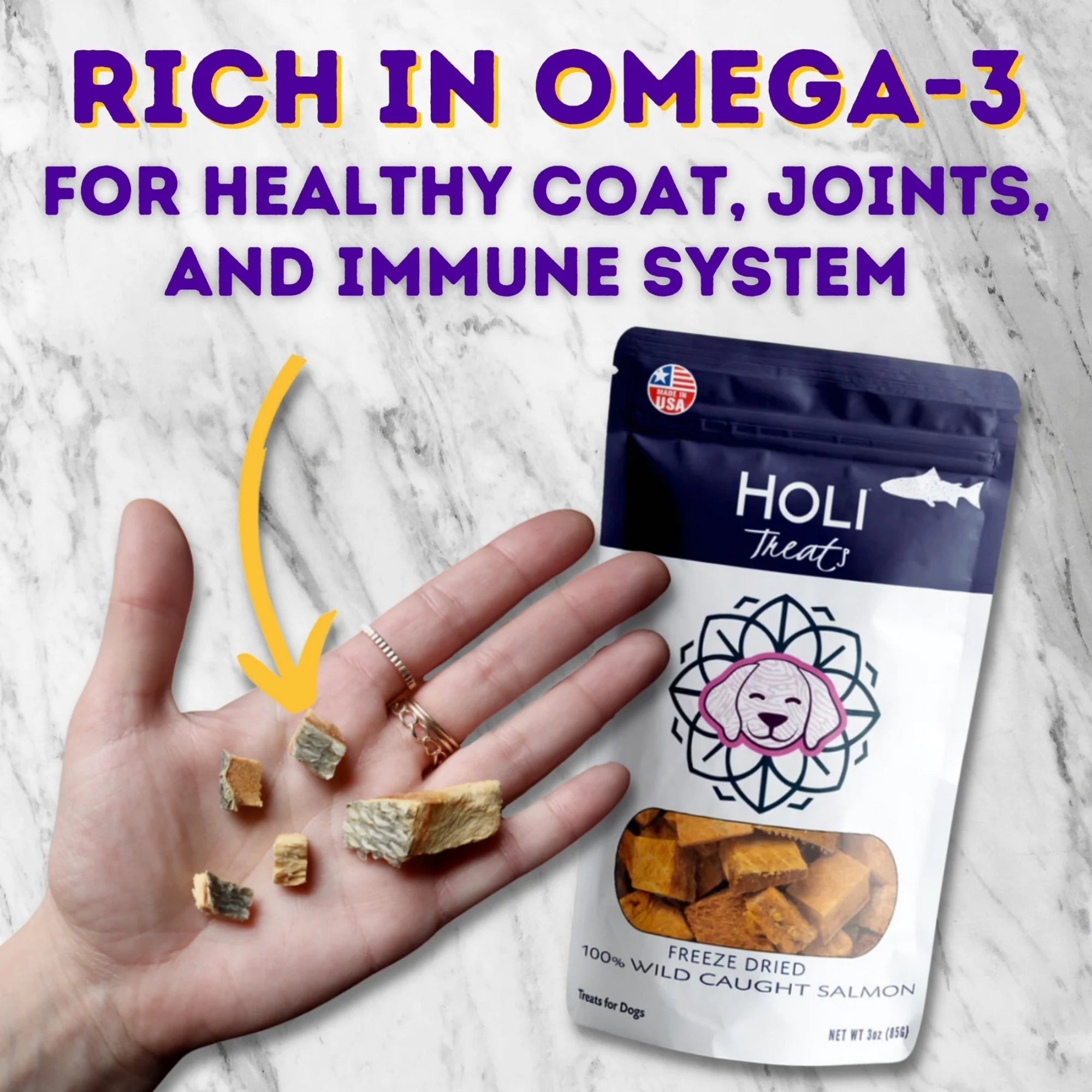 Holi Dog 3oz. Salmon