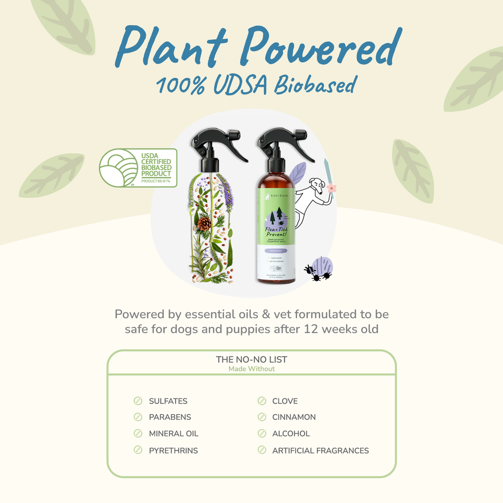 Kin+Kid Flea/Tick Lavender Protect Spray 12oz.