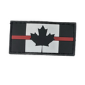 Boss Dog Tactical Collar Patch Canadian Thin Red Line, One Size (Case of 6) Default Title