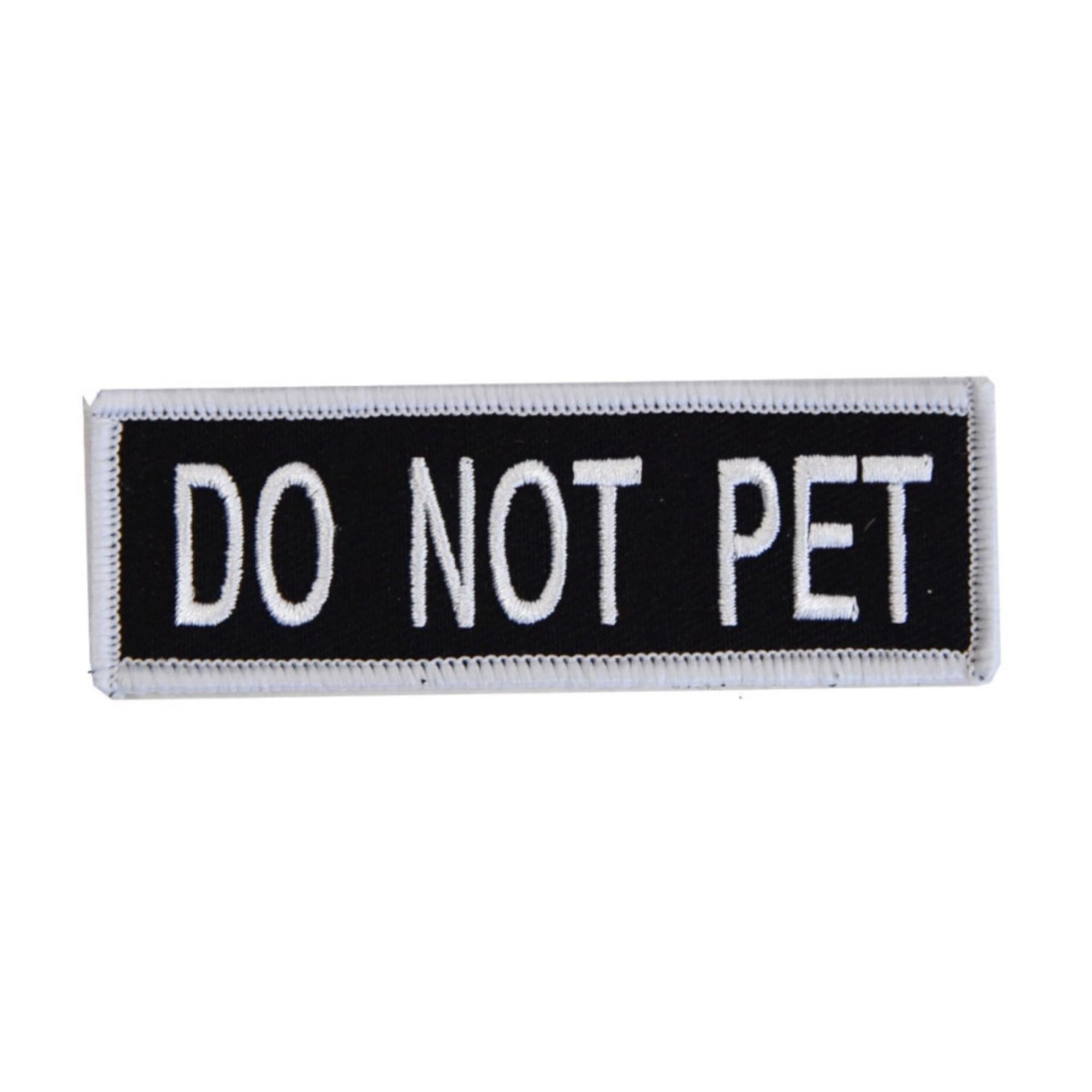 Boss Dog Tactical Harness Patch Do Not Pet, Small