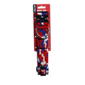 Boss Dog Tactical Adjustable Dog Collar Red, White, & Blue, 1ea/XLarge, 20-28 in Default Title