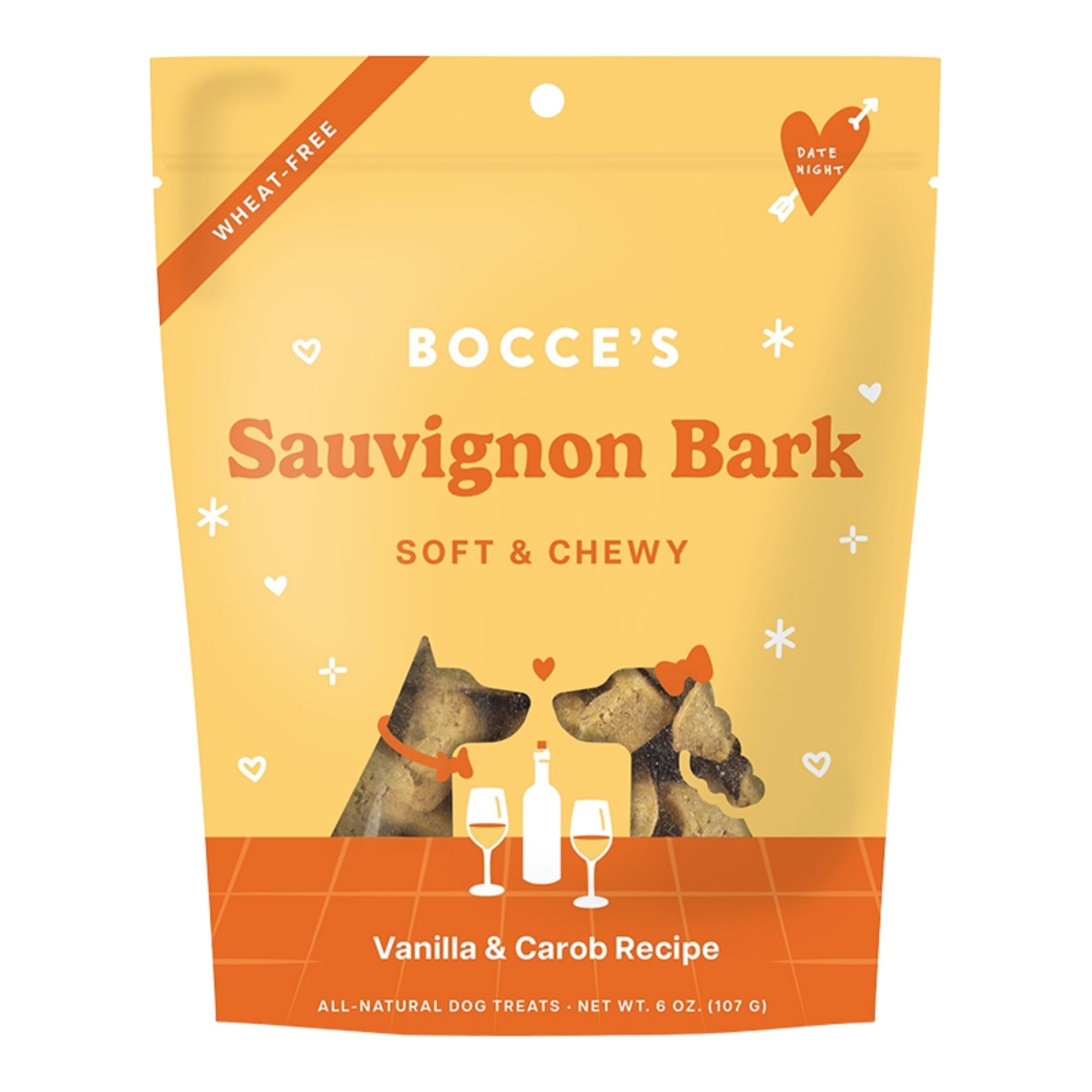 BocceS Bakery Dog Soft & Chewy Sauvignon Bark 6oz
