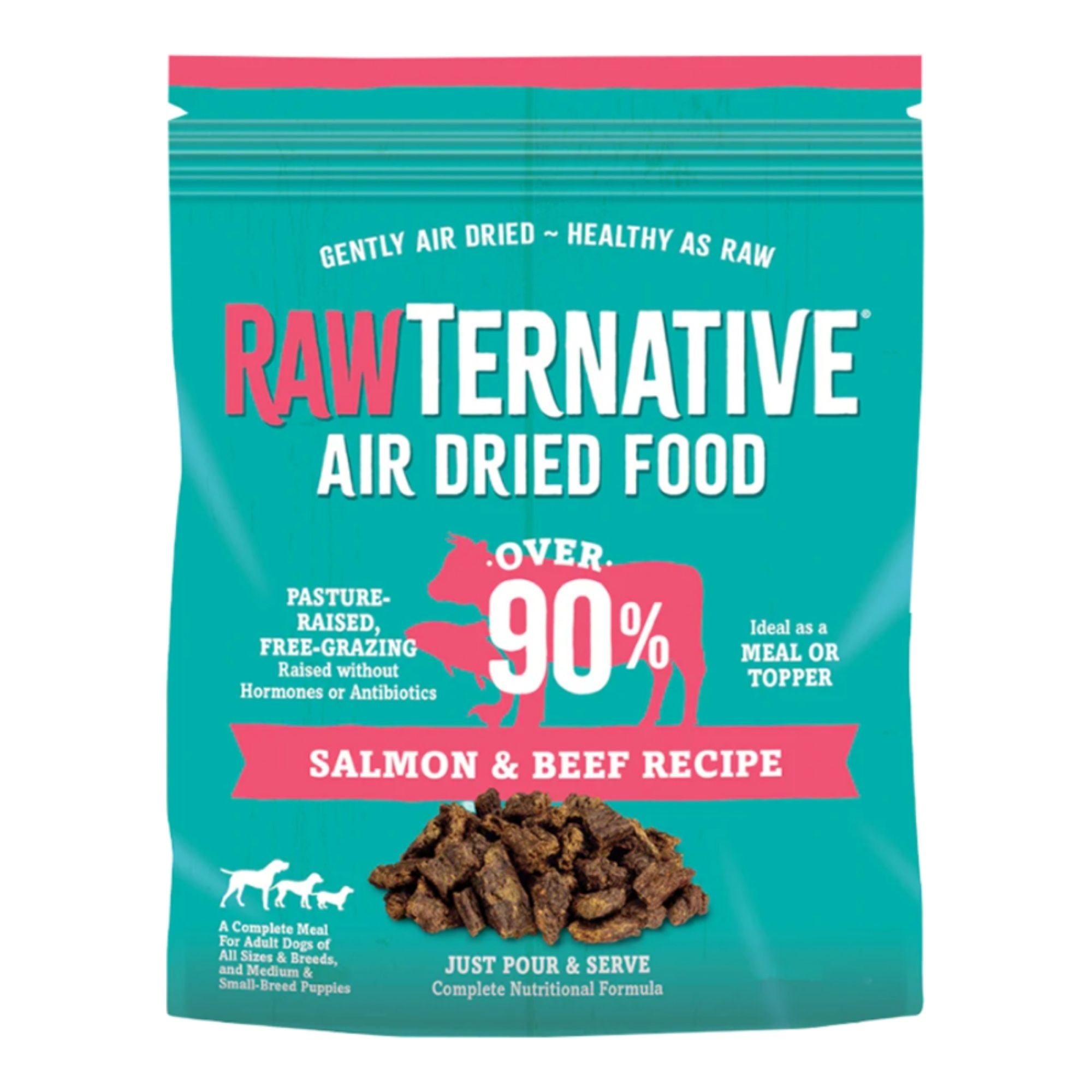 Grandma Mae's Country Naturals Dog Rawternative Salmon & Beef Recipe 5Lbs