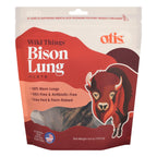 Otis Dog Wild Things Grain Free Bison Lung Filets 4oz.